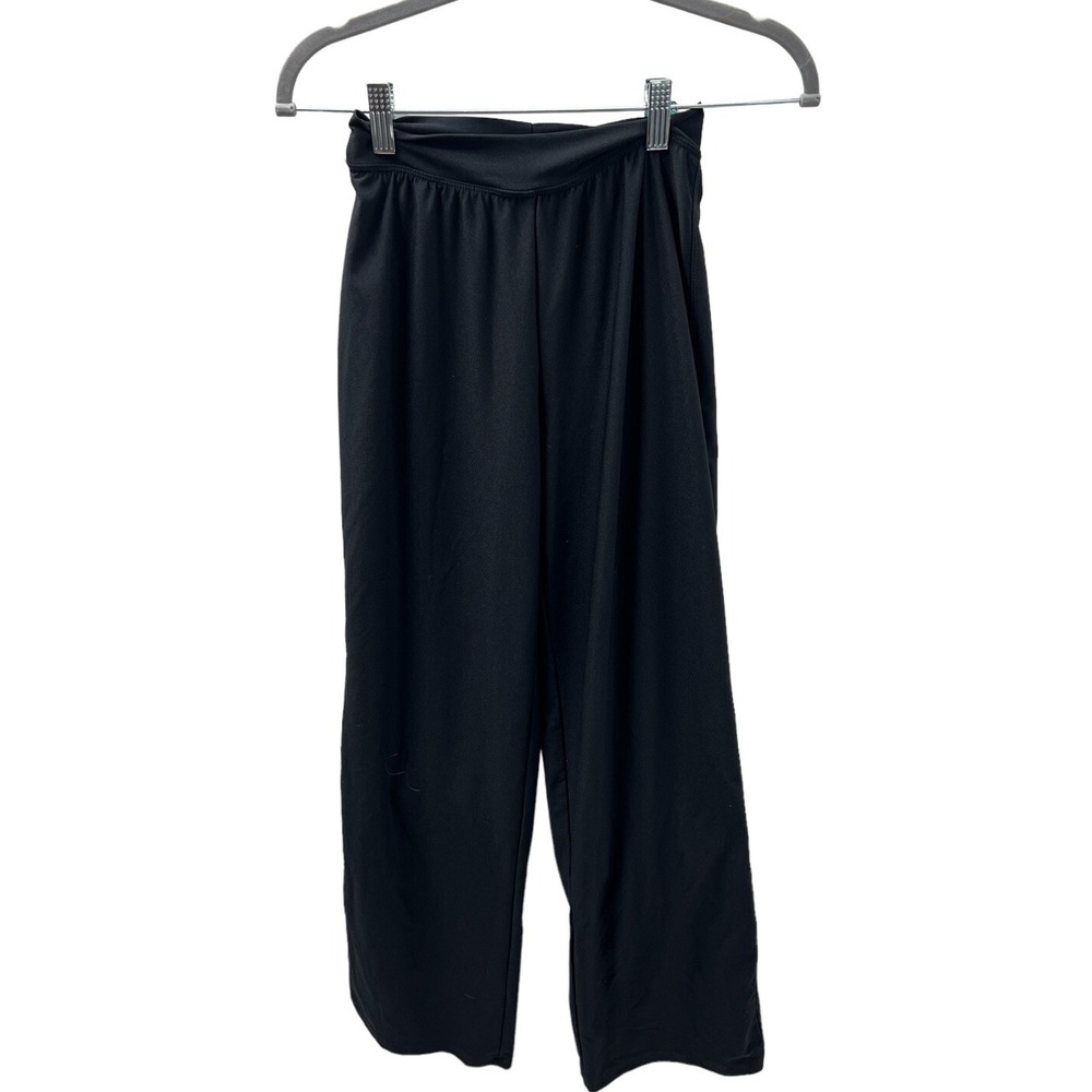 Spanx Pants Size XS Black Stretch Flared Leg